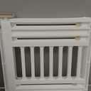 IRIS USA 24"-39" Dog Gate, Adjustable Indoor Pet Barrier, Pet Gate for Puppy, Small Dog, Cat, Easy Twist-to-Lock for Doorways & Stairs, Portable, Expandable, 25" Tall, White (1 Pack)