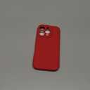 LOVE 3000 Designed for iPhone 16 Pro Case, Premium Silicone with [Soft Anti-Scratch Microfiber Lining] Shockproof Protective Phone Case for Men Women Girls 6.3", Red