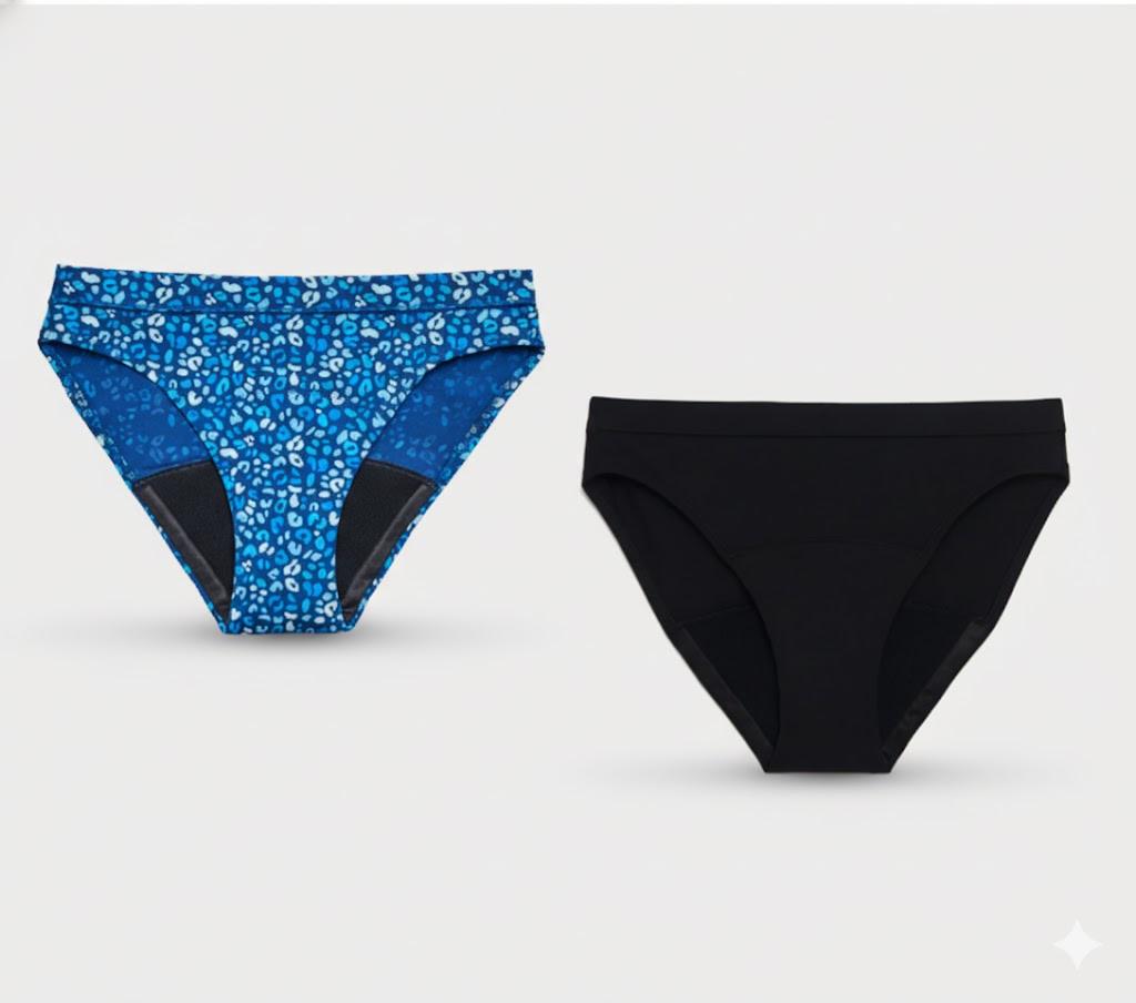 Thinx Teens Period Underwear, Brief-Style Period Panties for Teens, Holds Up to Regular 12 Tampons, Period Panties, Reusable, Large 13-14