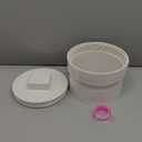 6" PVC Sewer Cleanout Cap, DWV Sewer Cleanout Cap Adapter with Plug for Drainage Pipe Fitting