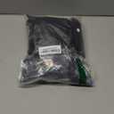 Besshopie EVA Raincoat Waterproof Rain Poncho Reusable Unisex Men Women Long Clear Rain Wear (Large, Black)