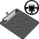 Golf Cart Scorecard Holder with Pencil Holder for Club Car/EZGO/YA/Icon/Star Car/Excar and Other Most Golf Carts. Clear/Black