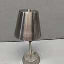 Elegance Rechargeable LED Table Lamp Brushed Nickel LED Touch Switch