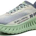 Chunky Fashion Walking Shoes for Women & Men Breathable Casual Sneakers Lightweight Gym Workout Tennis Shoes (14.5 Women/13 Men, Green Cross)