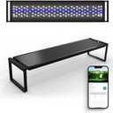 FZONE LED Aquarium Light with APP Control, Full Spectrum for 24-31 Planted Aquariums, Timer Sunrise/Sunset, 36W (Light 60)