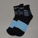 NEENCA Professional Compression Socks, Medical Athletic Ankle Socks for Injury Recovery & Pain Relief, Sports Protection, Circulation 1 Pair, 20-30 mmhg (Small, Black Blue)