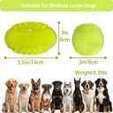 Squeaky Rugby Dog Toys, Tough Chew-Resistant, Thermoplastic Rubber, Teeth Cleaning, Suitable for Small Medium Large Dogs