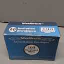 ValBox 100 Qty A6 Envelopes Self Seal 6.5 x 4.75" White Kraft Paper Invitation Envelopes for 4x6 Cards, Photos, Invitations, Weddings, Baby Shower, Birthday, Announcements, RSVP (A6)