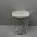 Airtight Rice Container 25 Lbs, Clear PET Plastic Food Storage Container Bin For Flour Sugar, Dry Food Holder with Easy Locking Lid for Kitchen Pantry Organization and Storage