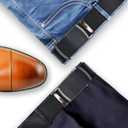 Men's Ratchet Belt - Genuine Leather, Custom Fit, Stylish and Durable (35mm) (Matte Black)