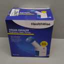 HealthWise Steam Inhaler Respiratory Vapor Therapy | Sinus Pressure, Congestion, Colds & Cough Relief | Facial Steamer, Steam Inhaler, FSA Eligible, Vaporizer or Vocal Steamer | Mask for Cleansing