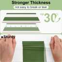 misaya 3 Packs Striped Disposable Table Cloth, 54 x 108 Inch Waterproof Rectangle Tablecloth, Leakproof & Sturdy Decorative Table Covers for Picnic, Party and Outdoor, Sage Green and White