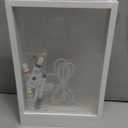 CHERRY CHEERS Family Handprint Kit with Light, Handprint Keepsake Frame, Wooden Led Light, Easy Install, No Need Screw etc, Non-Toxic Paints (White)