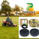 756-04129 Idler Pulley with 734-0973 Deck Wheel 954-04062 Belt Replaces 753-08171, 756-04129B, 756-04129C, 956-04129, 956-04129B, 956-04129C, 753-08068, 41434, 7340973