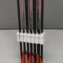 32" Pure Carbon Archery Arrows Spine 300 350 400 Removable Tips, spine350
