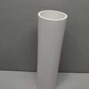 4 Inch PVC Pipe 17" Long White Sch40 Industrial PVC Pipes for Home DIY, Greenhouse, Garden, Farm, Workshop, Furniture Grade(4" x 17"L)