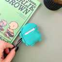 2 x 3D Cute Dinosaur Case for Airpod 2nd/Airpod 1st,3D Cute Cartoon Soft Case,Kids Teens Boys Girls Women Lovely Character Dinosaur with Keychain for Airpod 1st&2nd Case (Dinosaur)