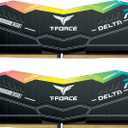 TEAMGROUP T-FORCE DELTA RGB DDR5 Ram 32GB (2x16GB) 6000MHz PC5-48000 CL30 Intel XMP 3.0 AMD Expo Compatible Desktop Memory Black FF3D532G6000HC30DC01