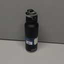 Coleman Autoseal FreeFlow Stainless Steel Water Bottle, Black, 40 oz