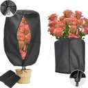 EJW Plant Covers Freeze Protection, Plant Cover, Plants Cover for Winter,Frost Blankets for Outdoor Plants,Frost Covers for Outdoor plants2 PCS, Cylindrical 19.6 * 14.5 * 14.5inch