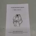 Waffle Maker, Rotating Belgian Waffle Maker, 180° Flip Waffle Iron, Non-Stick Plate, Adjustable Browning Control, Foldable Cool Touch Handle, Removable Drip Tray, Space Saving Storage, Stainless Steel
(Black)