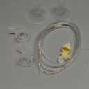 Nenesupply Pump Parts with 24mm Flanges Compatible with Medela Pump in Style Parts Accessories Breast Pump Not Original Medela Pump Parts Incl. 24mm Flange Breastshield Connector Valve Membrane Tubing