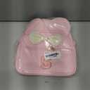 PRLINJSK Initial Mini Backpack for Girls Toddler Kids, Small Mouse Personalized Bowknot Purse Gift (Pink S)