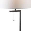 JONATHAN Y JYL1043B Alyssa 24.5" Metal/Marble LED Table Lamp for Bedroom, Living Room, Office, College, Book Case, Nightstands and Coffee Table, Black