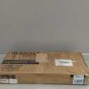 VASAGLE Ladder Shelf, 4-Tier Bookshelf, Storage Rack, Bookcase with Steel Frame, for Living Room, Home Office, Kitchen, Bedroom, Industrial Style, Rustic Brown and Ink Black ULLS44X