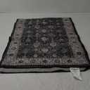 jinchan Vintage Runner Rug 2x5 Hallway Washable Floral Oriental Accent Distressed Indoor Non Slip Soft Lightweight Rug Retro Carpet for Kitchen Bathroom Bedroom Decor Black