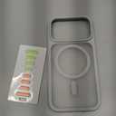 TORRAS Magnetic Shockproof for iPhone 17 Pro Case, Camera Control, Compatible with MagSafe, Military-Grade Protection, Stronger Slim Translucent Phone Case for iPhone 17 Pro, Silver White