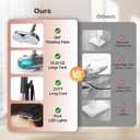 Scrubbing Steam Mop with Rotating Pads,All-in-One Spin Steam Cleaner for Floor Cleaning,Large Tank,23FT Cord, LED Headlights,Reusable Pads & Self-Standing,Safe for Hard Floor/Laminate/Marble