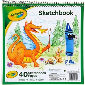 Crayola Sketchbook 9 inch x 9-40 Sheets Pack (1 Pcs)