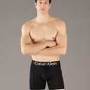 Calvin Klein 3-Pack Microfiber Boxer Briefs (Black, M)