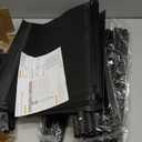 Laiensia 5-Tier Entryway Coat Rack, Coat and Shoe Rack, Entryway Bench Storage Organizer with 8 Hooks for Bedroom, Hallway, Office, Black