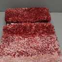 OLANLY Bathroom Rugs Mat 36x24, Extra Soft Absorbent Microfiber Bath Rugs, Rubber Backing, Quick Dry, Machine Washable Bath Mats for Bathroom Floor, Tub and Shower, Home Decor Accessories, Red