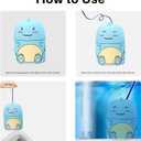 Toilet Bowl Cleaners Automatic Toilet Cleaner for Inside the Bowl Bathroom Toilet Tank Cleaner Dinosaur Shape Design Household with Rope Toulet Cleaning Supplies - Blue Ocean Scent