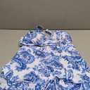 Blooming Jelly Women's High Waisted Bikini Sets Tummy Control Swim Skirt Two Piece Swim Suit 2025 Retro Swimsuit (Large, Blue Floral)