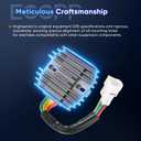 ECCPP Voltage Regulator Rectifier Fit for 2005 2006 2007 Suzuki King Quad 700 Rectifier Regulator