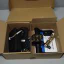 Veise Fingerprint Door Lock with 2 Lever Handles - Keyless Entry Door Lock, Electronic Keypad Deadbolt, Digital Smart Code & Front Handle Sets, Auto-Locking, Easy Installation, Matte Black