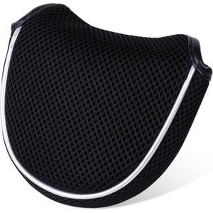 BIG TEETH Lightweight Mesh Golf Driver Headcovers Golf Fairway Wood Hybird Head Covers Club Protecter Putter Cover Full Black for All Black BIG TEETH Lightweight Mesh Golf Driver Headcovers Golf Fairway Wood Hybird Head Covers Club Protecter Putter Cover Full Black for All Black