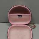 Headphone Case Compatible with Glynzak/BERIBES/TOZO/KVIDIO/Beats/Soundcore Anker/JBL Noise Cancelling Over-Ear Headphones, Rose Gold