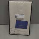 LAMIT Linen Curtains 84 inch Length 2 Panels, Grommet Thick Soft Light Filtering Curtains Privacy Living Room Window Drapes for Bedroom/Farmhouse, W52 x L84, Natural Beige