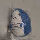 Positive Animals Crochet Shark Gift – Mini Emotional Shark Plush with Support Message, for Coworker or Friend Women Men