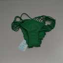 Luli FAMA Women's Cosita Buena Wavey Brazilian Ruched Back Bikini Bottom, XS