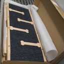 Dog Ramp for Bed, Non-Slip Pet Ramp with 5 Adjustable Heights, Portable Foldable Wooden 40" Long Pet Stairs for Small & Large Old Dogs & Cats - Lightweight & Easy Storage