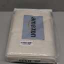 100% Blackout Shield Linen Blackout Curtains for Bedroom 102 Inches Long, Back Tab/Rod Pocket Living Room Drapes, Thermal Insulated Blackout Curtains 2 Panels Set, 50" W x 102" L,Cream