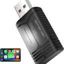 HEYINCAR+ HAir Wireless CarPlay & Android Auto Adapter, 2026 Upgrade, Plug & Play USB Dongle, Convert Wired CarPlay Auto to Wireless, No Latency, Fast Connection, for Apple iPhone & Android Phones