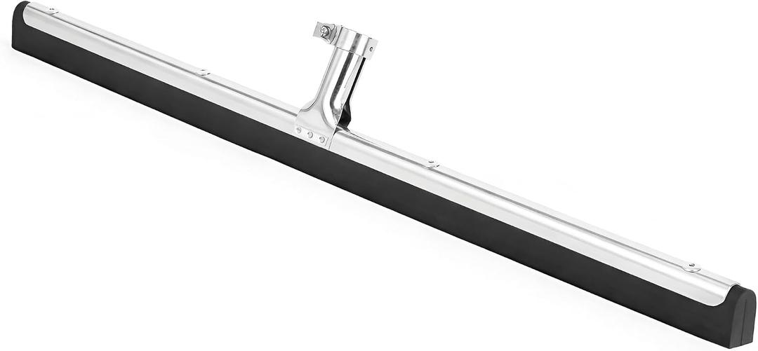 DSV Standard Uneven Surface Floor Squeegee 30, Double Foam Blade Garage Squeegee, Taper Pole Connection - Handle Sold Separately for Tiles, Concrete and Asphalt