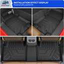 Rongtaod Floor Mats Compatible with 2014-2020 Nissan Rogue Trunk Liner Cargo Liner Cargo Mat All Weather Back Seat Cover Protector 2019 Nissan Rogue Accessories (Backrest Mats+Trunk Mat+Floor Mats)